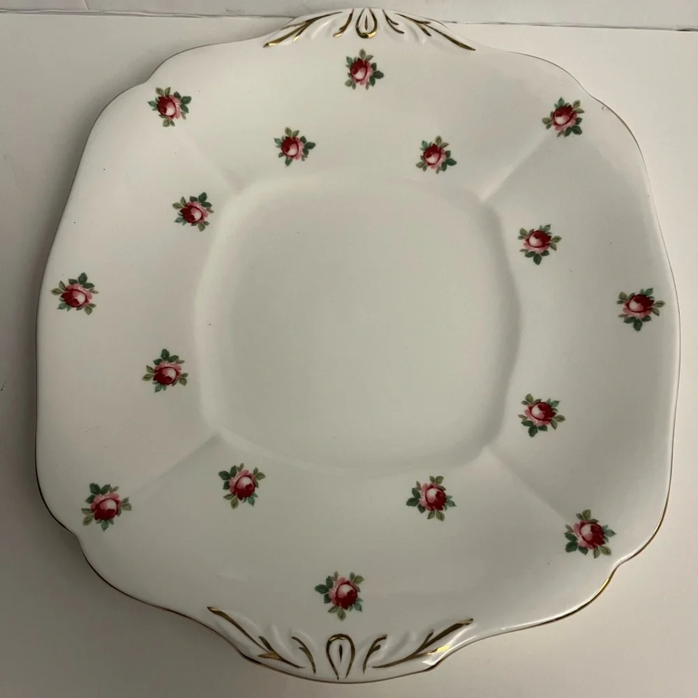 Adderly Fine Bone China England  Floral Serving Plate